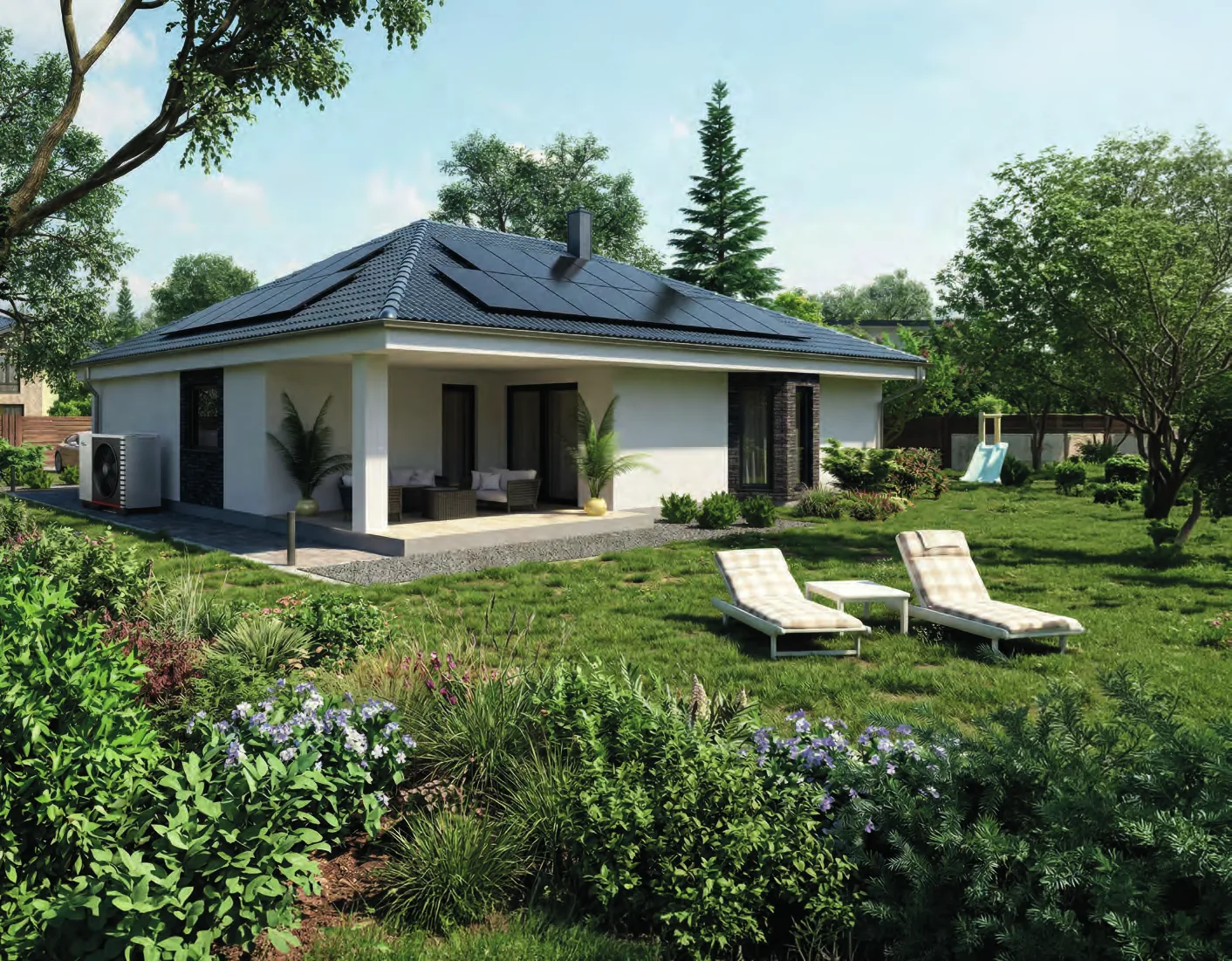 Bungalow Smaragd, Außenansicht